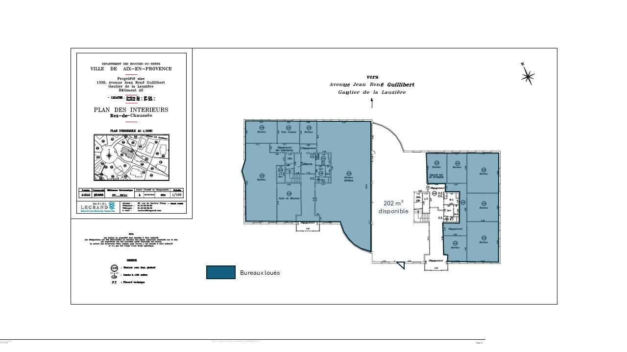 Bureau Aix-en-Provence 842m² Location bureau Aix-en-Provence Bouches-du-Rhône OLBUR2421612 0